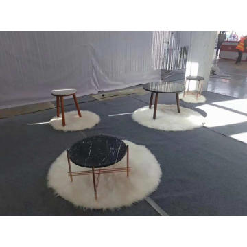 Black nero marquina round table